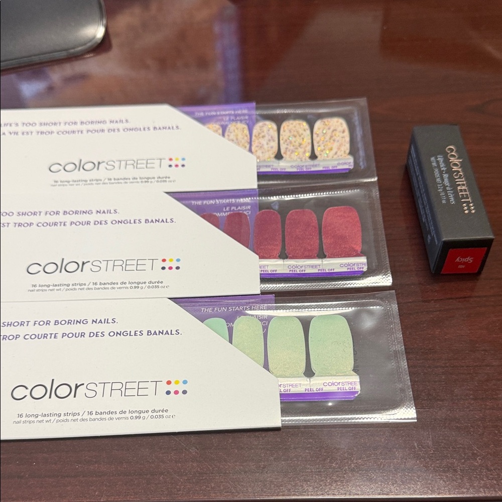 Color Street Nail Polish Strips Set